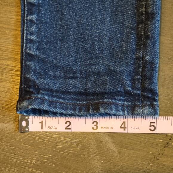 MOTHER The High Waisted Looker Crop Skinny Leg Jeans in Hot Rod Size 24 - Picture 9 of 16